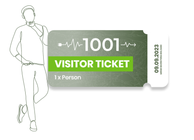 Ticket: 1 x VISITOR TICKET